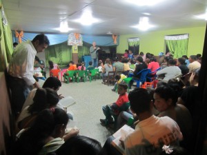Mateo Teaching Discipleship Class at Barrio Church