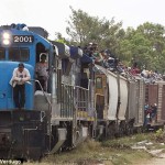 Bestia Train heading north